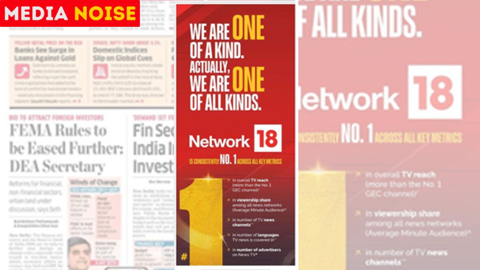 Network18 dominates Indian news media with the highest TV reach, top viewership, and leadership across 20 channels in 12 languages, reinforcing its position as the industry's most trusted network